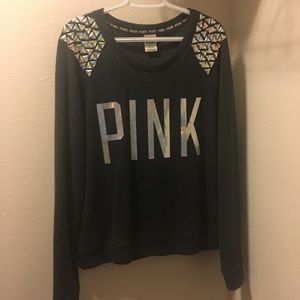 PINK bling sweatshirt